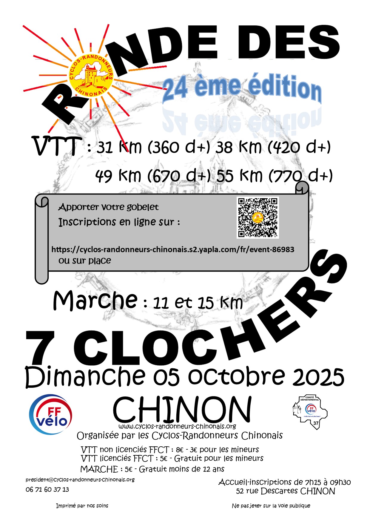 Affiche Rando des 7 clochers